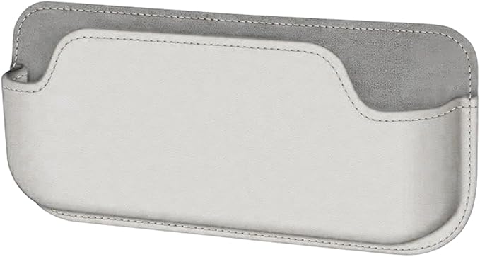 Sunglasses Holders for Car Dashboard, Self Adhesive Vehicle Center Console Glasses Storage Case, Automotive Interior Eyeglasses Storage Box Organizer, Universal Fit (White) - Image 7