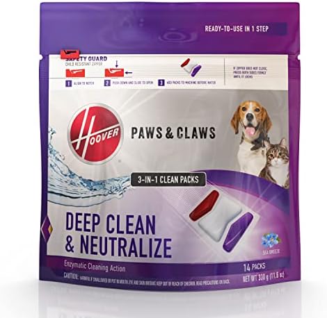 Hoover Paws & Claws Clean Packs, Sea Breeze Scent by Hoover