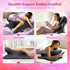 Extra Large & Wide Adjustable Airbag Intimacy Pillow- Gray - Image 5