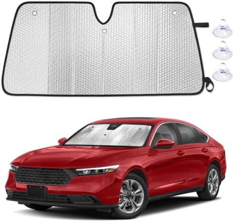 EcoNour Foldable Sun Shade Fit for Honda Accord 2023-2024 2025 2026 by EcoNour