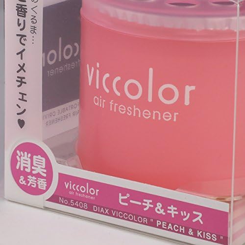 Auto Dynasty VicColor Gel Based Japanese Under-The-Car Air Refresher/Odor Eliminator Can (Peach & Kiss Scented) - Image 2