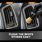Premium Car Detailing Brush Set - Complete 6 Pack Kit - 2 Boar's Hair, 2 Ultra Soft, 2 Synthetic Bristles - Car Detail Brush for All Surfaces, Leather Seats, Air Vents, Wheels & Emblems, and More - Image 5