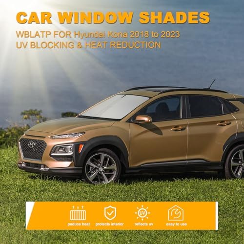 Foldable Front Windshield Sunshade fit for Hyundai Kona 2018-2023 - Image 4