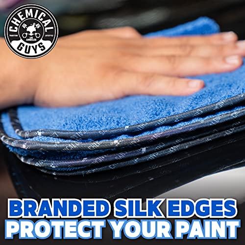 Chemical Guys Professional Grade Premium Microfiber Towels for Cars,Blue,16" x 16",Ultra-Soft and Scratch-Free Car Detailing Cloths for Trucks,Motorcycles,and More,(Pack of 6) - Image 2
