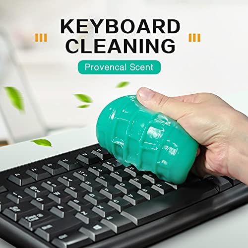 TICARVE 2Pack Cleaning Gel for Car Putty Car Slime Cleaning Car Detail Putty Tools Car Interior Cleaner Automotive Car Cleaning Kits Keyboard Cleaner Blue Green (320g/11.2oz) - Image 3
