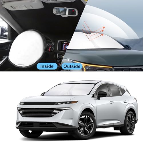 TINGLU Sun Shade for Kia K4 2025 2026 Accessories Windshield Sun Shade Window Shade UV Rays Protection Sun Visor Cover with Steering Wheel Sunshade Storage Bag - Image 6