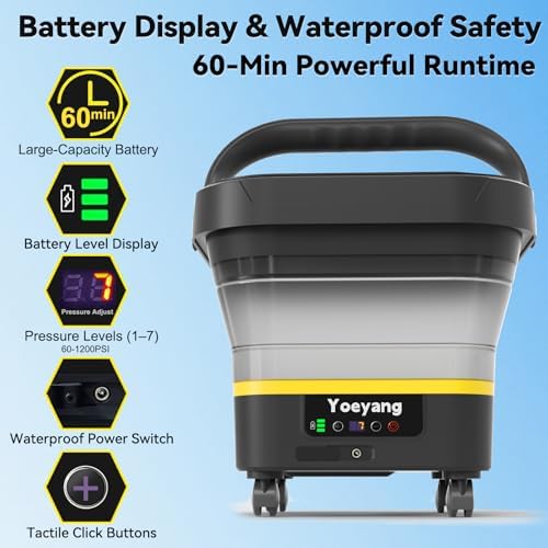 Portable Cordless Cleaner with Tank: Foldable Electric Cleaning Tool - Image 4