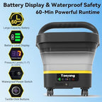 Portable Cordless Cleaner with Tank: Foldable Electric Cleaning Tool - Image 4
