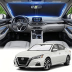 for Nissan Altima 2013-2018 Windshield Sun Shade Front Window Shade Custom Fit Altima Accessories Sun Visor Foldable Shade Blocks UV Rays Summer Must Have Car Accessories by AuyNeas