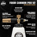 Ethos Foam Cannon Pro V2 for Pressure Washer – Adjustable Car Foam Sprayer with with 1/4” Quick Connector – Heavy Duty Foam Cannon for Gas and Electric Pressure Washers - Image 3