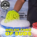 Chemical Guys CWS_101_16W Car Wash Starter Bundle - Maxi-Suds II Foaming Car Wash Soap, 16 oz, Cherry Scent + Green Chenille Wash Mitt (2 Items) Works on Cars, Trucks, SUVs, RVs & More - Image 7