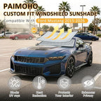 Thickened Windshield Sun Shade for Ford Mustang 2015-2026 - Image 3