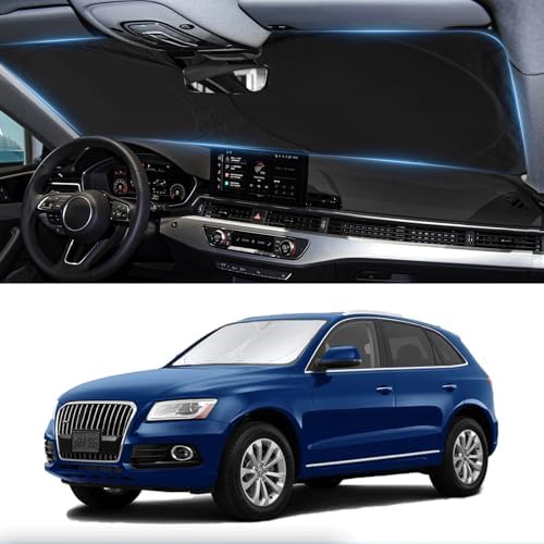Windshield Sunshade for 2014-2016 2017 Audi Q5/SQ5 Sun Visor SUV Shades by INSAUTO