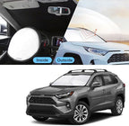 TINGLU Sun Shade for Toyota RAV4 RAV-4 2019-2025 2026 Accessories Windshield Sun Shade Window Shade UV Rays Protection Sun Visor Cover with Steering Wheel Sunshade Storage Bag - Image 6