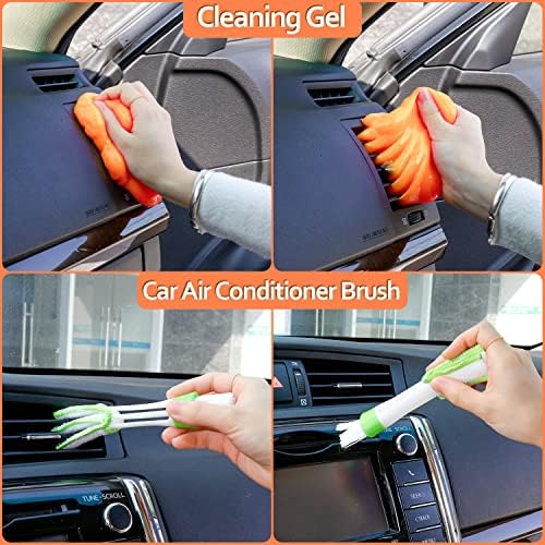 THINKWORK Car Detailing Kit, Microfiber Cleaning Tools with Storage Bag - Image 2