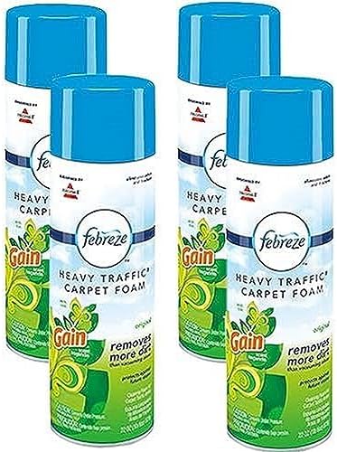 BISSELL Heavy Traffic Carpet Foam, Gain, 22oz (Pack of 4), 14399 by BISSELL