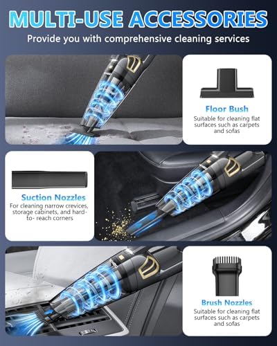 Handheld Vacuum Cordless Rechargeable, Hand Held Car Vacuum Cleaner - Image 3