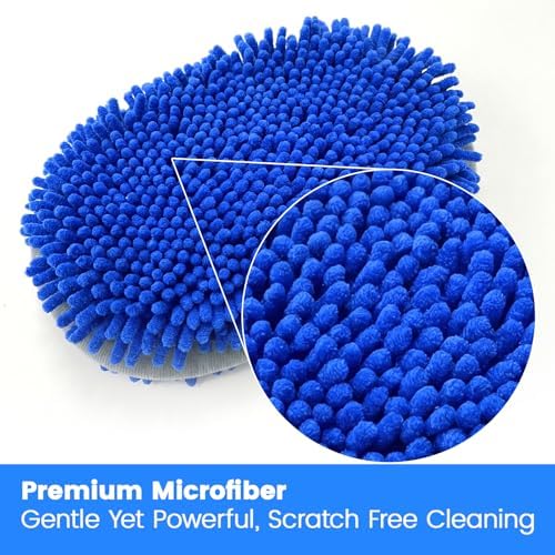 42" Car Wash Brush, Portable Car Wash Mop with Ultralight Telescopic Handle - Image 6