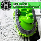 62'' Car Wash Brush with Long Handle Chenille Microfiber Car Wash Mop Mitt Kit Scratch-Free Car Cleaning Brush Care Kits with Replacement Head Supplies for Cars RV Truck Boat - Image 3
