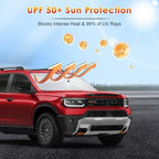 Umbrella Sunshade for Car Windshield 2026 Honda Passport, Custom Fit Windshield Sun Protector Cover, 6-Layer Heat-Resistant Fabric, Ultra-Strong Fiberglass Frame, Quick Setup (for 2026 Passport) - Image 3