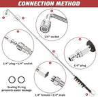 Pressure Washer Extension Wand 10 Pack, 4000PSI with 6 Nozzle Tips - Image 5