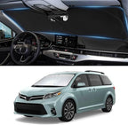 Windshield Sun Shade for Toyota Sienna 2011-2020 Sun Visor Window Sunshade by BOODANCARS
