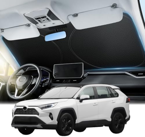 Zanch Windshield Sun Shade for Mid SUV & Sedan, 59" × 33" by Zanch