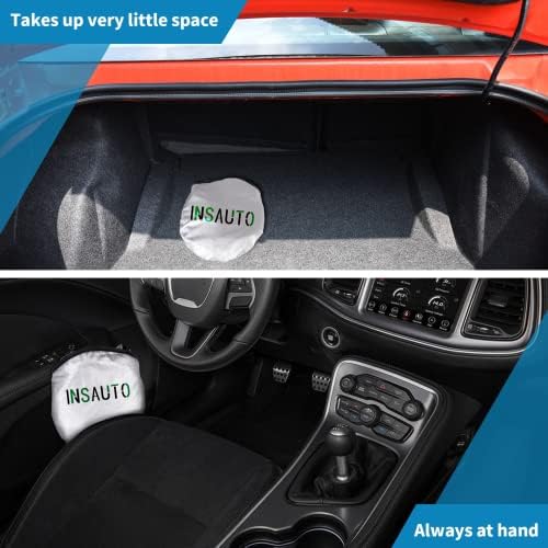 Windshield Sun Shade Compatible with 2024 2023 2022 2021 2020 2019 2018 Mazda CX5 CX-5, CX-3, CX-9,Front Window Sunshades 210T Reflective Polyester Sun Visor Cool Car Accessories - Image 6