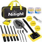 Nilight 15PCS Car Detailing Kit for Interior Exterior Car Care, Yellow by Nilight