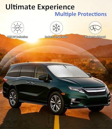Windshield Sun Shade for Honda Odyssey 2018-2026 Accessories - Image 3