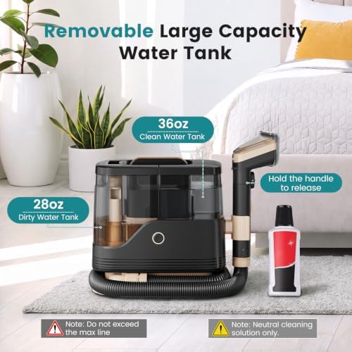 OLIXIS Carpet Cleaner Machine Upholstery Couch Cleaner Solution Portable - Image 5