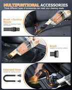 BQYPOWER 16000PA Handheld Vacuum Cleaner Cordless Rechargeable for Car Home - Image 3