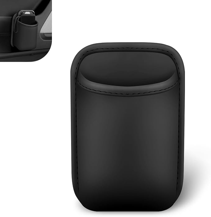 Car Seat Side Storage Pouch, Automotive Interior Phone Holder Organizer, Vehicle Gap Storage Bag for Small Items, Universal for Most Cars (Black) by Unknown