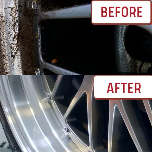 oesee Professional 4 Pack Long Handle Wheel Brush Kit for Cleaning Wheel and Tire- 2X Soft Wheel Cleaning Brush, Detailing Brush and Stiff Tire Brush, Bendable& Durable Wheel Rim Cleaner Brush Set - Image 6