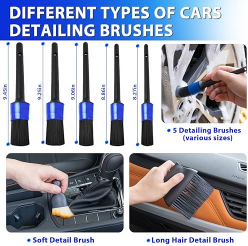 THINKWORK Car Cleaning Kit with Vacuum,Deep Cleaning for Interior Detailing - Image 4