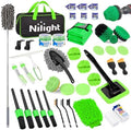 Nilight 52PCS Car Detailing Kit for Interior Exterior Car Care, Green by Nilight