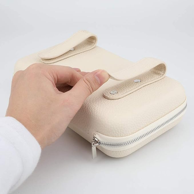 Car Tissue Holder, Sun Visor Napkin Holder, Car Visor Tissue Holder, Luxury PU Leather Backseat Tissue Case Holder (Beige) - Image 5