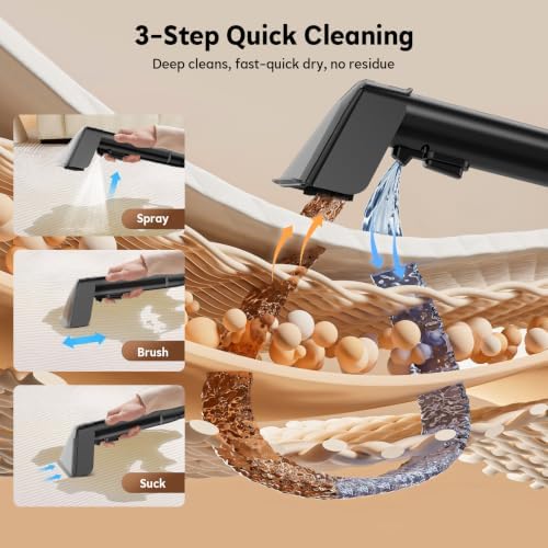 Portable Carpet Cleaner Machine, 21kPa Fabric Spot Cleaner Machine - Image 4
