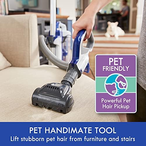 Kenmore DU5080 Bagless Upright Vacuum Lift Cleaner 2-Motor Power Suction with HEPA Filter, 3-in-1 Combination Tool, Pet Handi-Mate for Carpet, Hard Floor, 2 Liters, Navy - Image 6