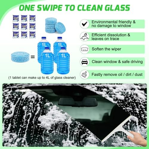 Nilight 52PCS Car Detailing Kit for Interior Exterior Car Care, Green - Image 5