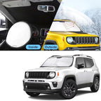 TINGLU Sun Shade for Jeep Renegade 2015-2024 Accessories Windshield Sun Shade Window Shade UV Rays Protection Sun Visor Cover with Steering Wheel Sunshade Storage Bag - Image 6