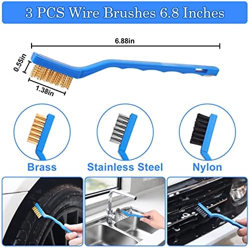 TTRCB 27Pcs Car Detailing Kit, Car Cleaning Kit, Car Detailing Brush Set, Drill Brush Set, Car Detailing Brushes, Car Wash Kit, Car Accessories, Car Cleaning Supplies for Interior, Exterior, Wheels - Image 5
