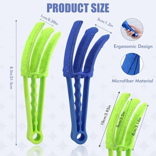 2 Pcs Blind Cleaner Duster Tool - Image 2