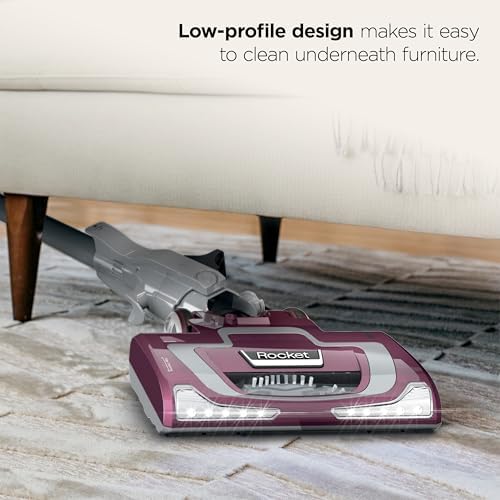 Shark Rocket Pet Plus Corded Stick Vacuum, XL Cup, Bordeaux/Silver, HV322 - Image 3