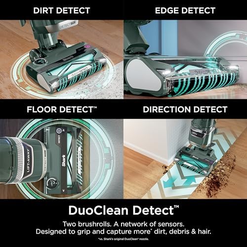 Shark Detect Pro Lift-Away ADV Vacuum, DuoClean Detect, Evergreen, LA802 - Image 4
