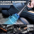 Dry Cleaning Gun,High-Pressure Air Blow Gun,Car Cleaning Gun,Air Nozzle Blow Gun, Car Air Blow Gun with 2 Nozzles,Works with Air Compressor and Quickly removes Surface Dirt and dust - Image 4