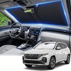 for Hyundai Tucson 2022 2023 2024 2025 2026 Windshield Sun Shade Front Window Shade Custom Fit Tucson Accessories Sun Visor Foldable Shade Blocks UV Rays Summer Must Have Car Accessories by AuyNeas