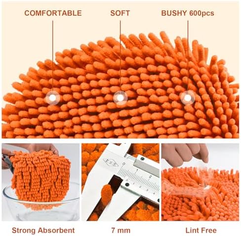 Ordenado 62" Car Wash Brush kit with Long Handle & Scratch-Free Refill Head - Image 7