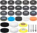 174 PCS 3 Inch Wet Dry Sanding Discs 60-10000 Grit Assorted by Pukamam