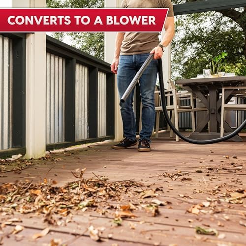 Vacmaster VHB305M 1101 3.2-Gal 2.5 Peak HP Compact Wet/Dry Vacuum Red - Image 6